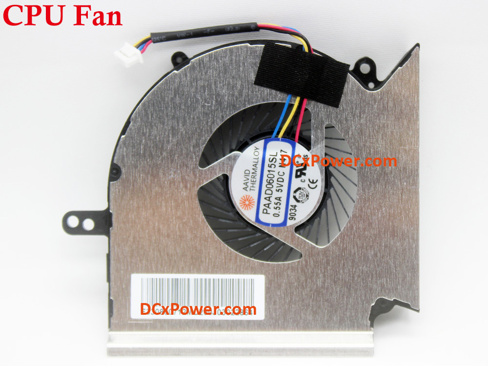(image for) Laptop Internal Fan for MSI MS-17C5 MS-17C6 MS-17C7 MS-17C8 Series CPU GPU Cooling Inside Left Right Cooler Assembly Genuine